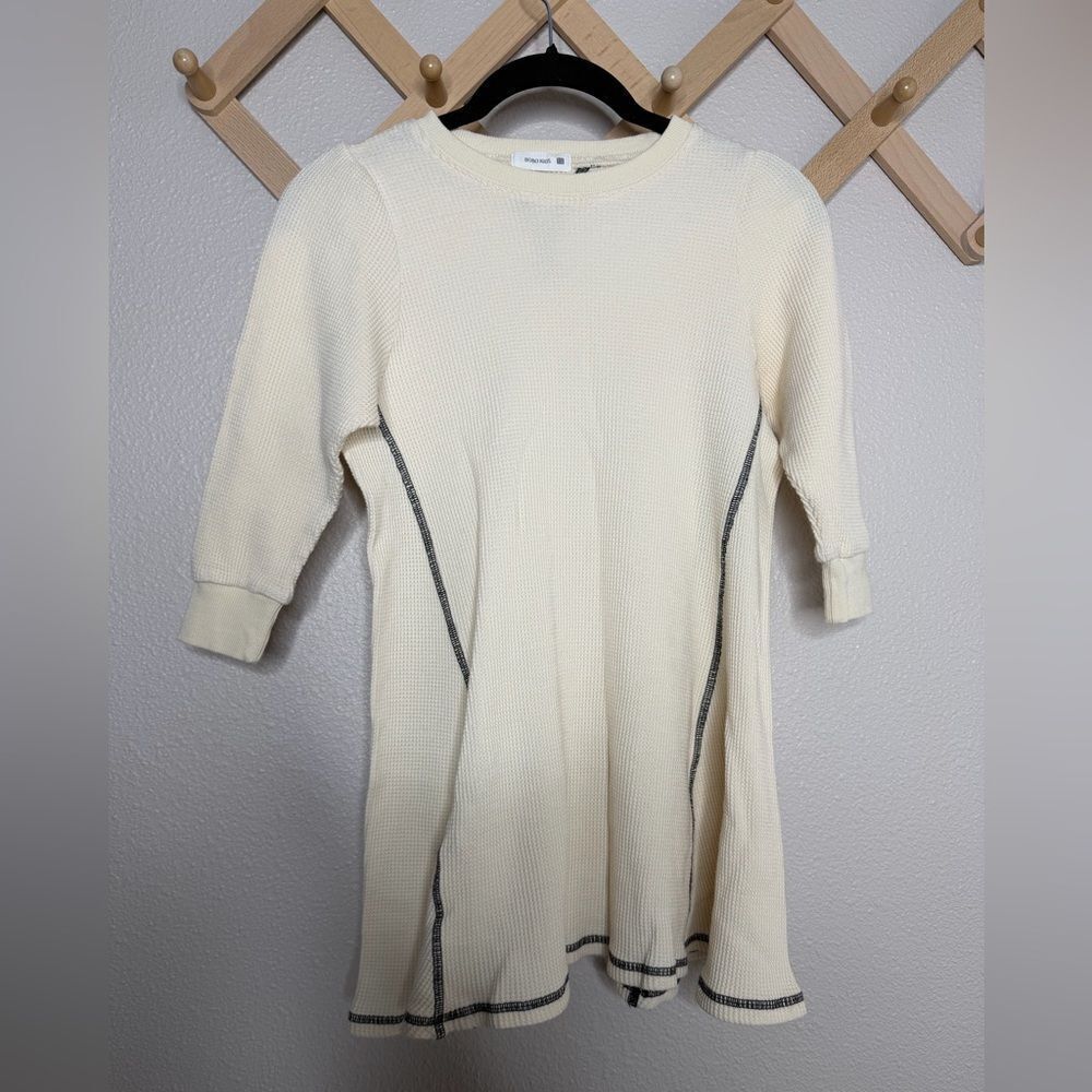 Bobo Choses Kids Girl Waffle Knit Dress Sz 110 4-6